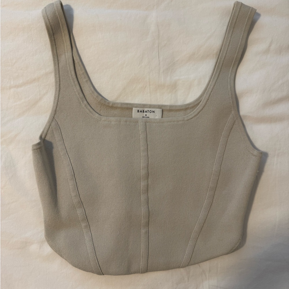 Babaton Sculpt Knit Bustier Tank